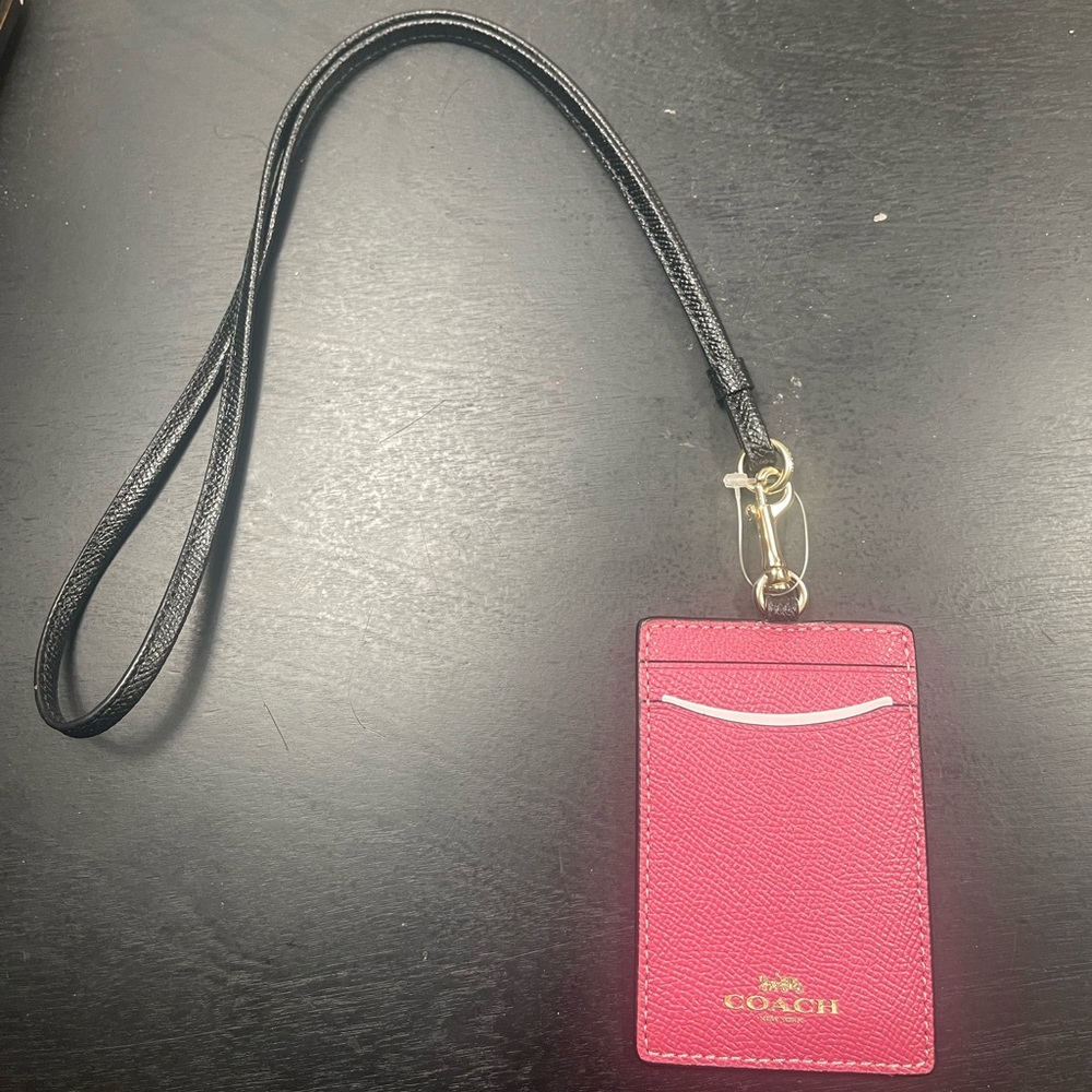 Coach id lanyard